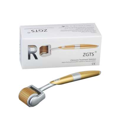 High-grade Packaging Microneedling Derma Roller ZGTS With 192 Medical Titanium Hydra Needles For Skin Rejuvenation