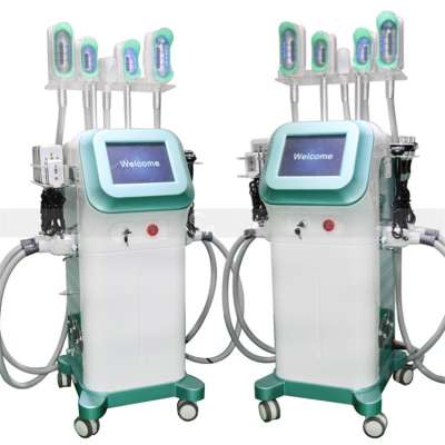 Five Handles Double Chin Fat Freezing Machine Criolipolisis Cellulite Machine Cryolipolysis For Salon And Clinic